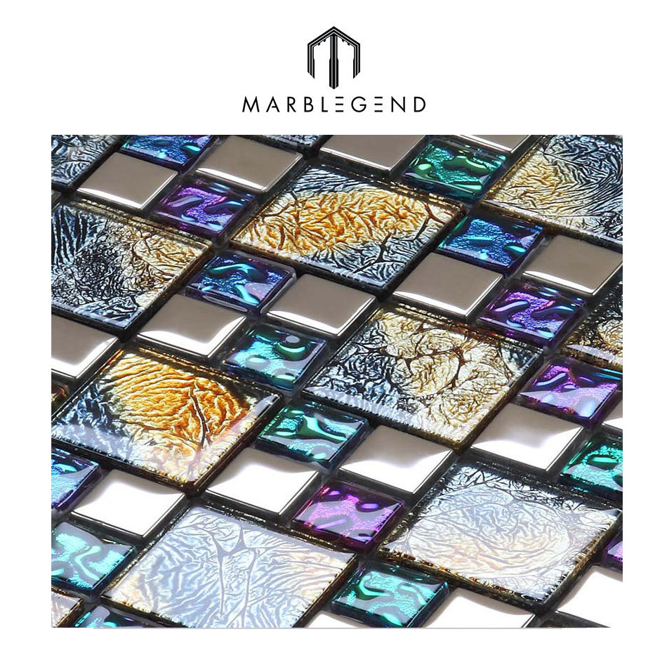 philippines Crystal glass mosaic inspiration mosaic tiles for wet room