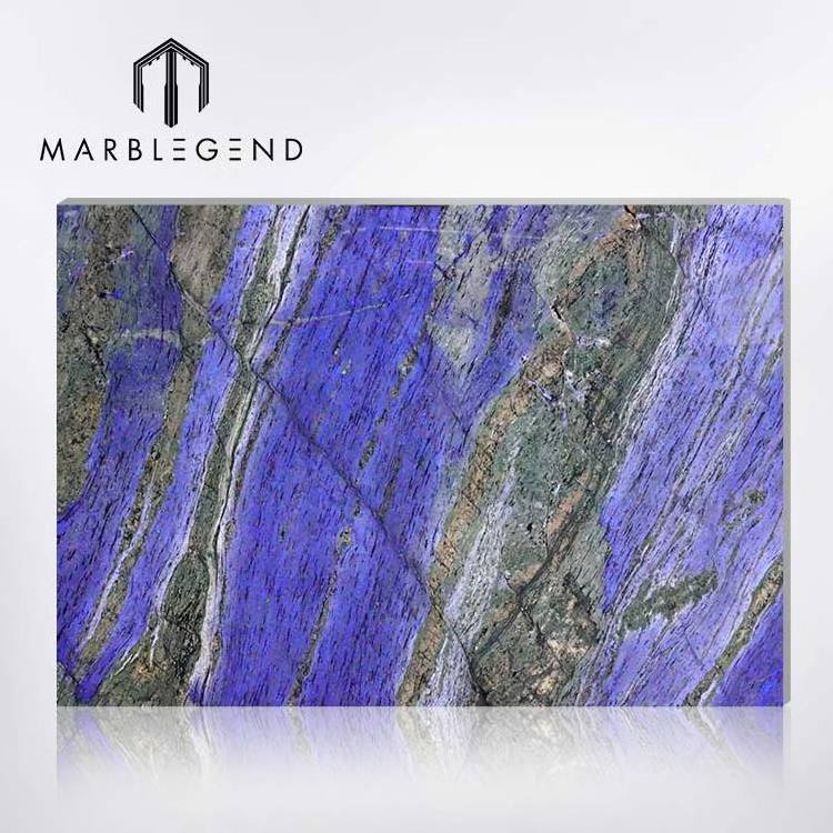 custom natural luxury stone glossy marble slabs backlit columbia blue marble countertop