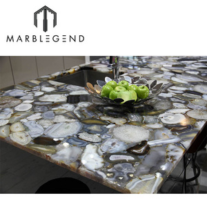 Awesome agate countertops inspiration translucent grey agate slab agate countertop