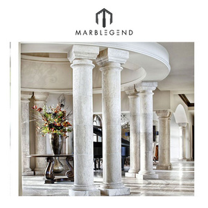 Dubai stunning column ideas natural marble stone column