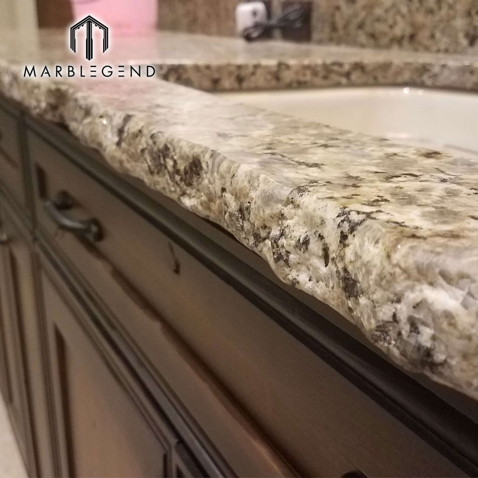 high quality Chiseled Edge kitchen beige butterfly granite countertop