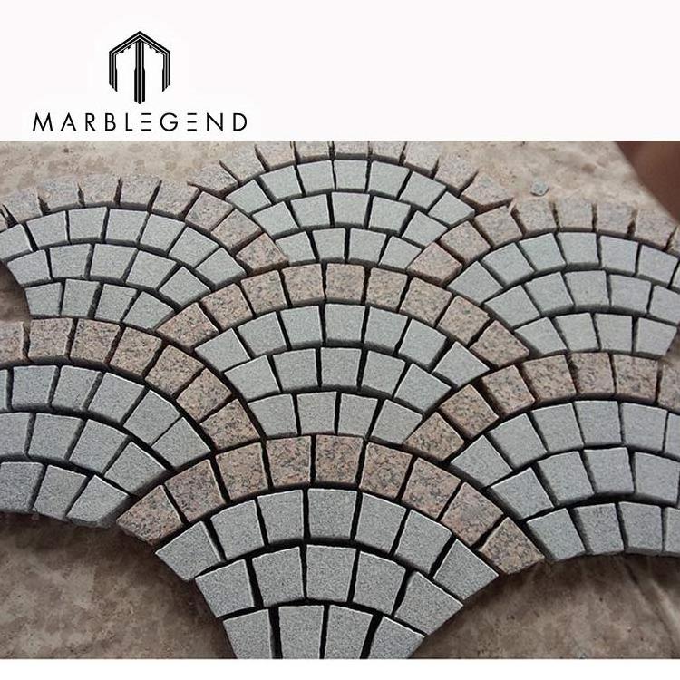 cheap price Natural granite curved paving stone