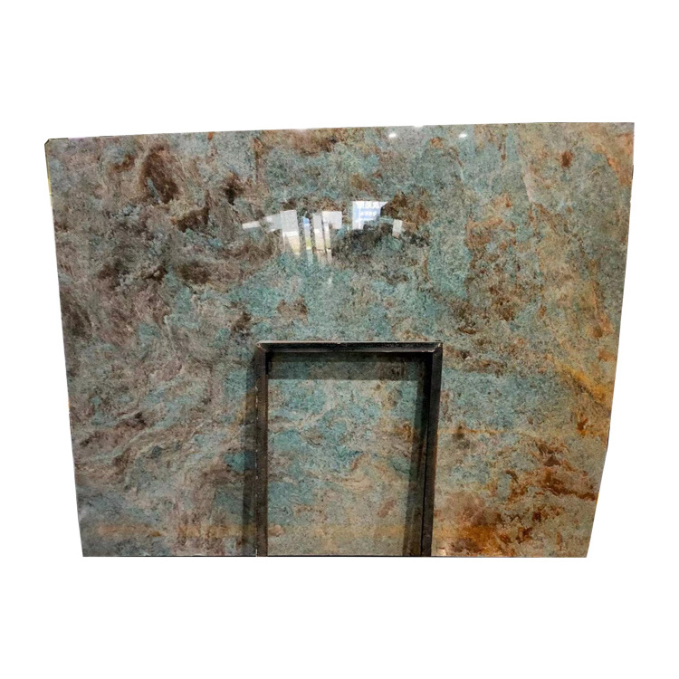 Natural Polished Amazonite Blue Granite Slabs