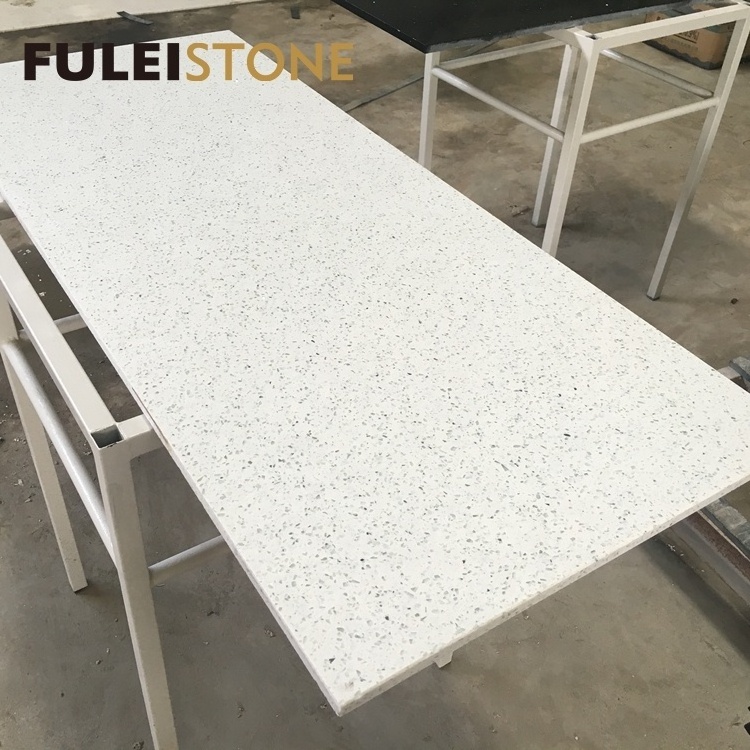 Top Quality White Sparkle Quartz Countertop