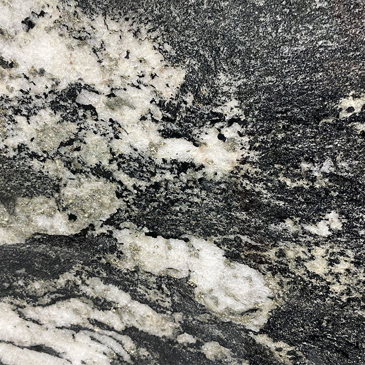 Natural Polished Black Fantasy Granite Slabs