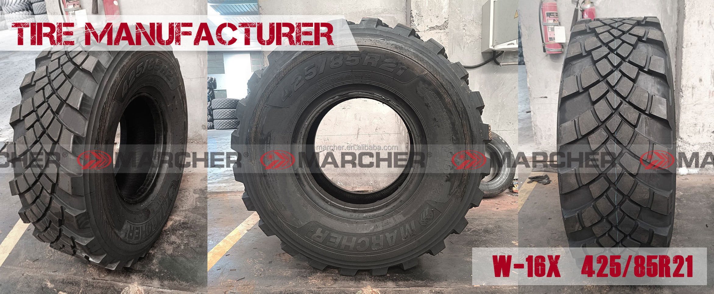 Cross country Tyre 425/85R21, 1260x400R533 for Central Asia Market high quality truck tires.