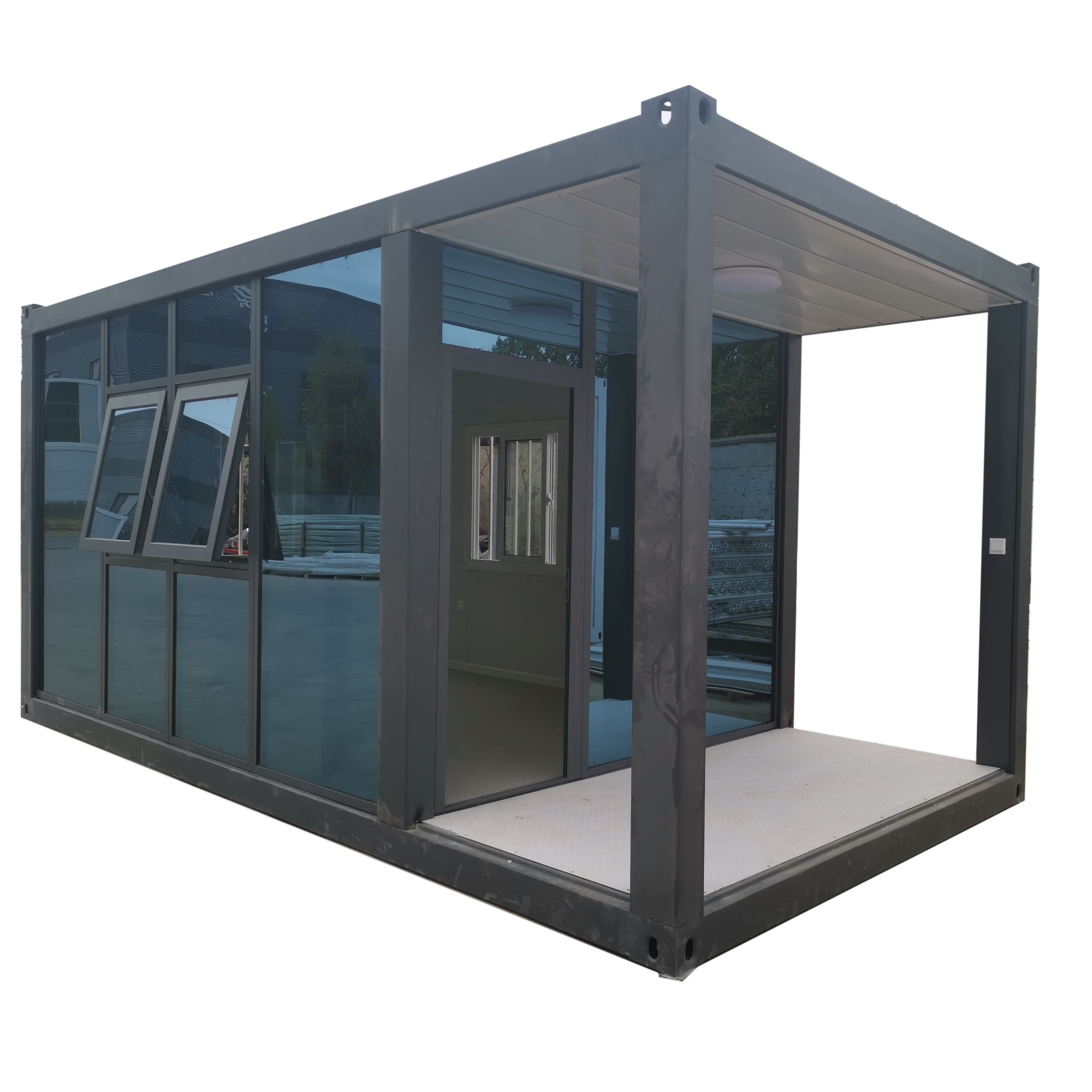 Custom Cheap Made Easy To Install Container  Multi-purpose Container Prefab Modular Glass Houses Mini Pop-up House