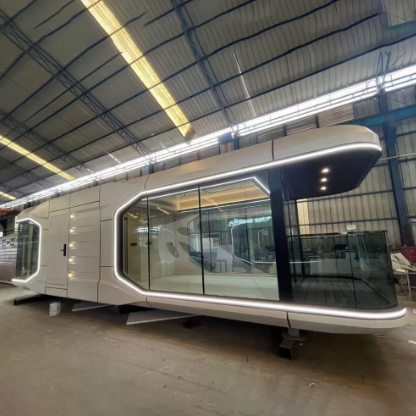 Prefab Vessel House Flat Pack Mobile Capsule Houses Ready Made House Mobile Home Steel Structure Homestay Space Capsule