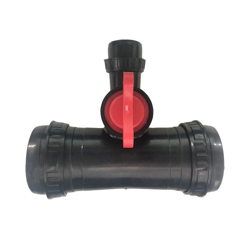 28mm 32mm PVC-U garden hose ball plastic irrigation bypass valve