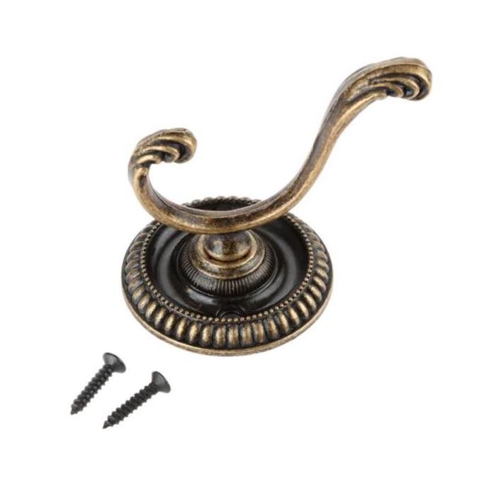 Copper color door mounted light hook zinc alloy bronze coat hook