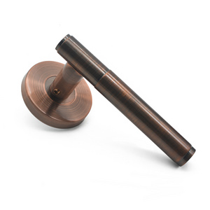 Popular American Standard Reddish Bronze Door Handle 304 Stainless Steel Red Bronze Solid Door Handles For Interior Door