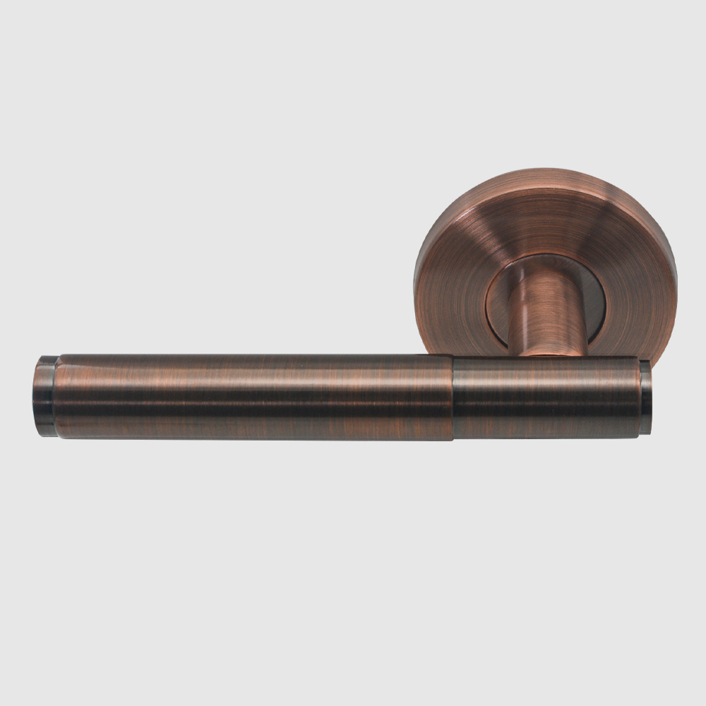 Popular American Standard Reddish Bronze Door Handle 304 Stainless Steel Red Bronze Solid Door Handles For Interior Door