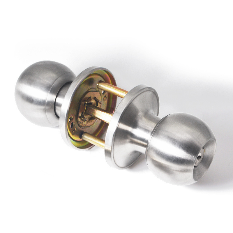 Door lock knob stainless steel durable lock round door knob