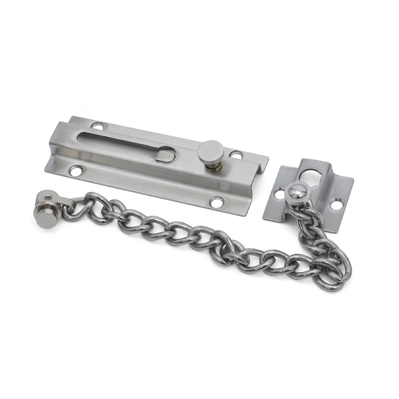 Security modern popular door guard stainless steel door chain lock