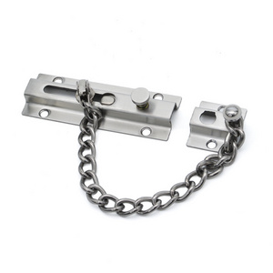 Security modern popular door guard stainless steel door chain lock