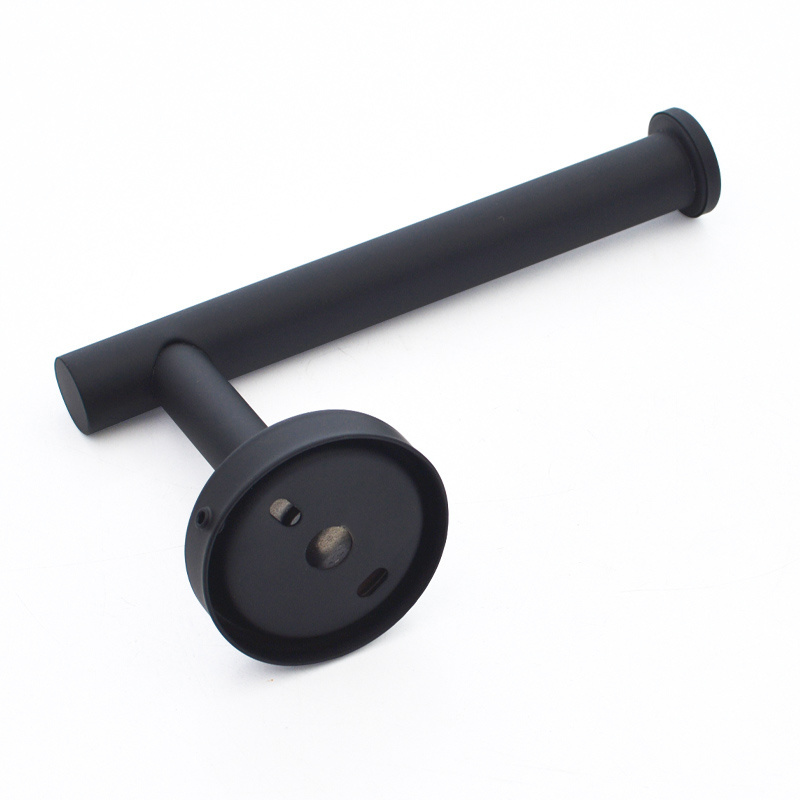 Stainless steel toilet paper holder matte black popular style paper holder