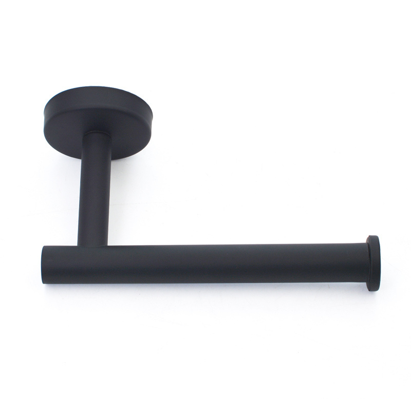 Stainless steel toilet paper holder matte black popular style paper holder