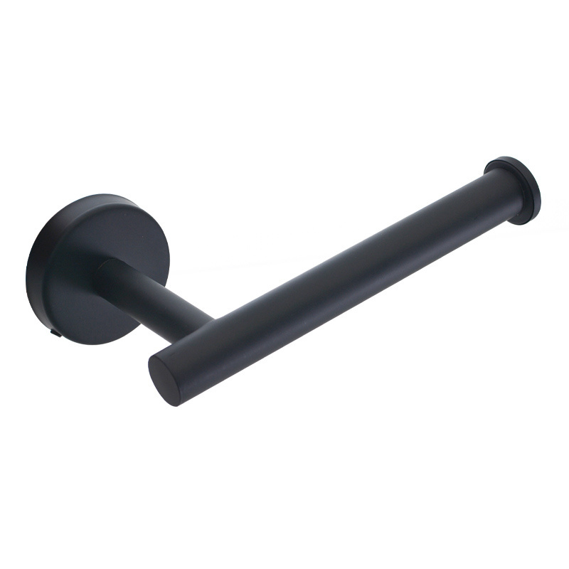 Stainless steel toilet paper holder matte black popular style paper holder