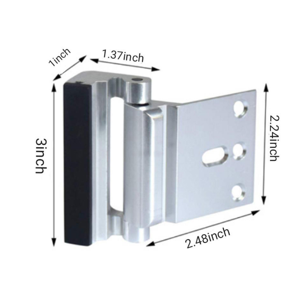 Popular Hot Sale Home Security Door Locks Reinforcement Lock Anti-theft White Black Door Guard for Door