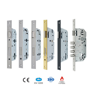 CE Europrofile door handle lock security door locks customized size stainless steel security mortise door locks