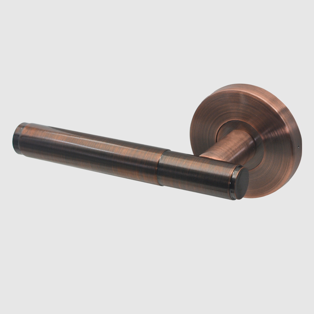 Popular American Standard Reddish Bronze Door Handle 304 Stainless Steel Red Bronze Solid Door Handles For Interior Door