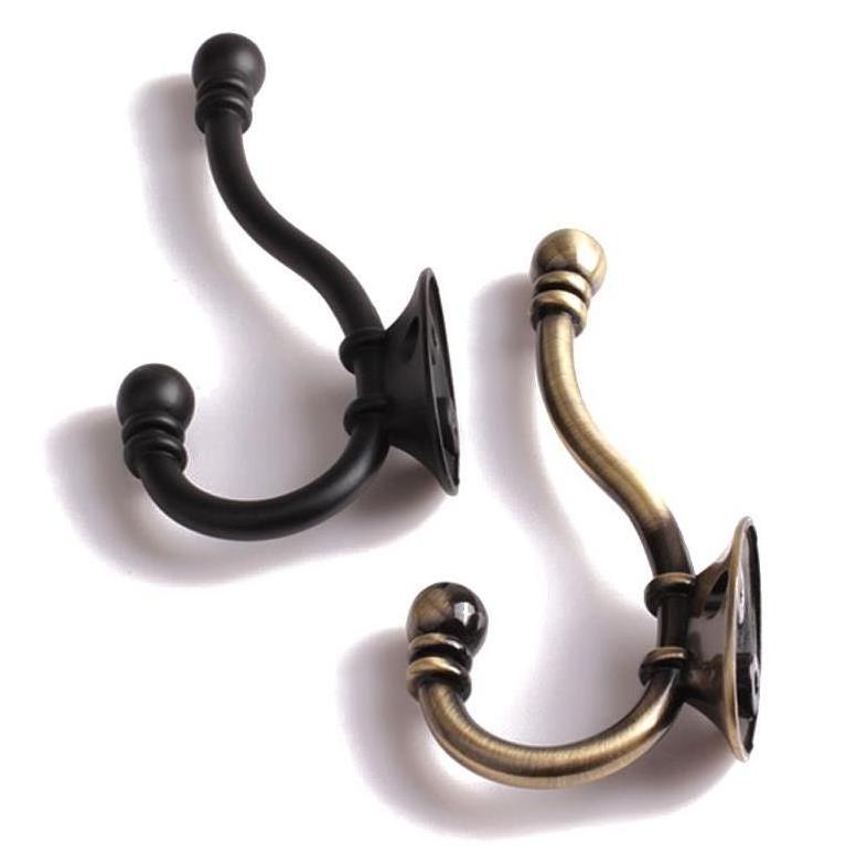 Best sale zinc alloy bronze black color wall mounted coat hook