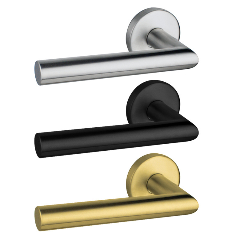 EN1906 Simple Design OEM Factory High Quality Stainless Steel Interior Lever Door Handle