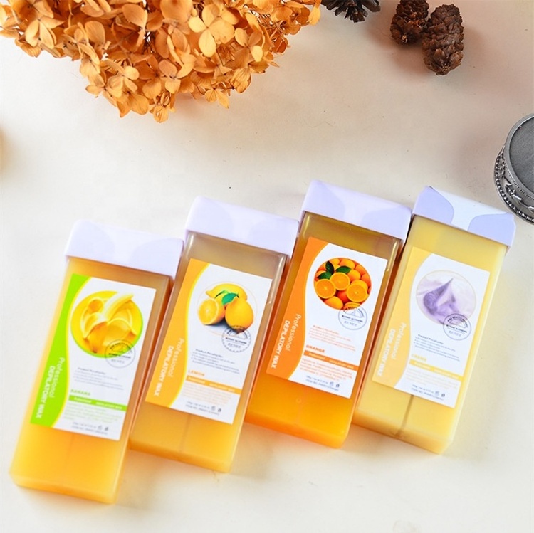 Skin Care  Natural Honey Depilatory Wax Wholesale Paste 100ml Sugar Wax Cartridge 16 Flavor Painless Hair Removal Wax