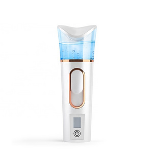 USB Rechargeable Portable Nano Moisture Spray Home SPA Nano Water Spray Face Steamer Facial With Urgent Power Bank Function