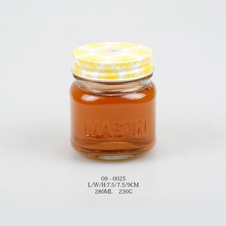 High quality Canning Jar 4oz 8oz 12oz 16oz 25oz 32oz Glass mason jar