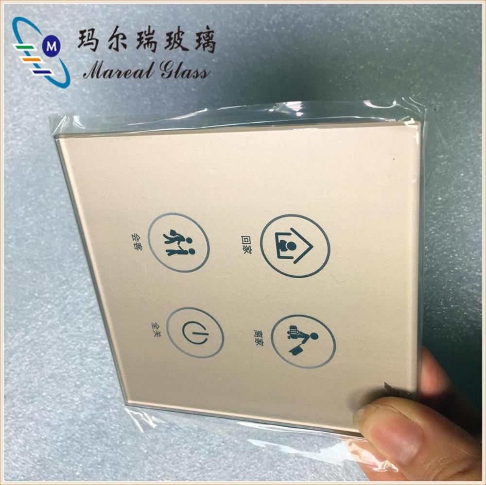 Switch tempered glass, Light Switch touch panel Glass,Electrical Wall Switches