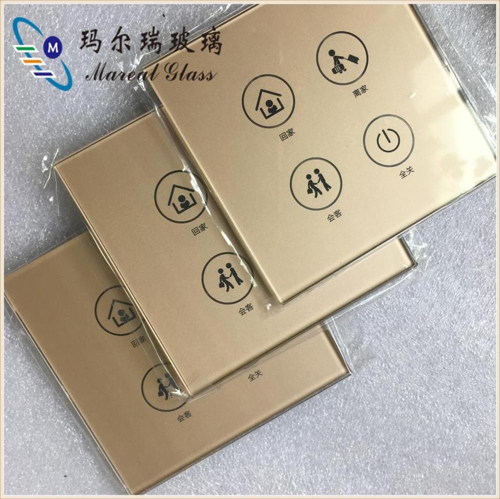 Switch tempered glass, Light Switch touch panel Glass,Electrical Wall Switches