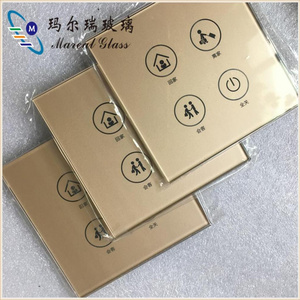 Switch tempered glass, Light Switch touch panel Glass,Electrical Wall Switches