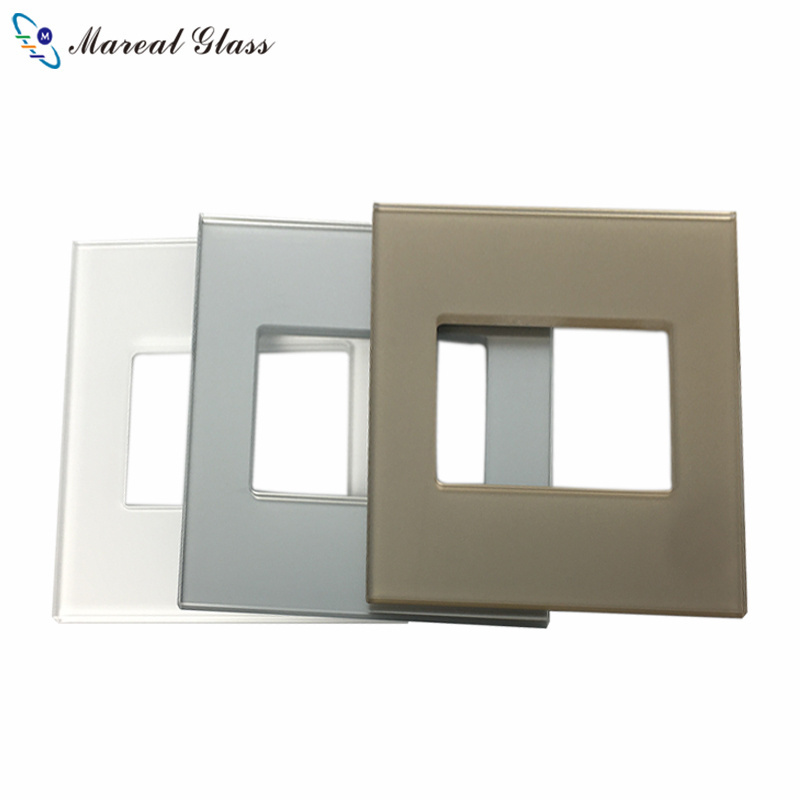 Customized Wall Type Tempered Glass Intelligent Combination Control Board Smart Switch Glass Panel