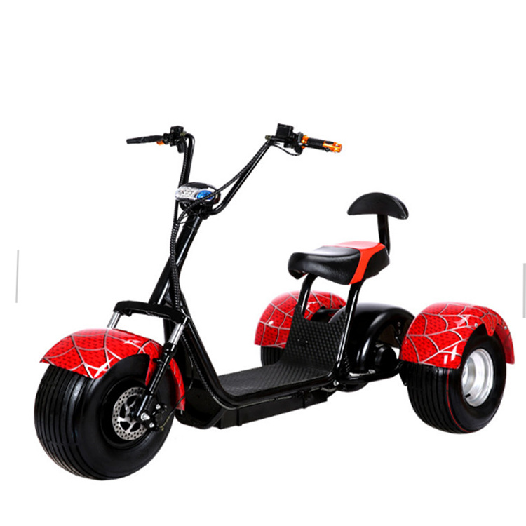 max speed 50km/h electric tricycle 1200w citycoco scooter 4000w 3 wheel electric motorcycle scooter