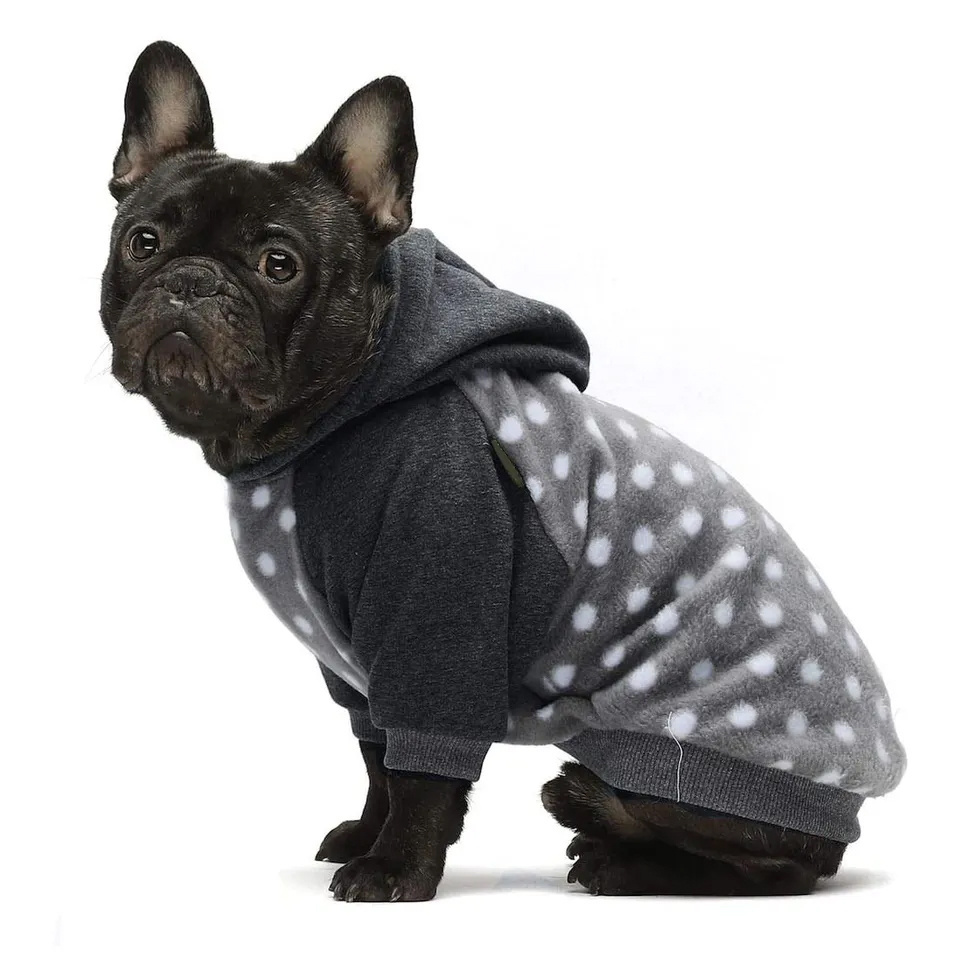 Dot Design  Pet Clothes Dog Hoodie Sweatshirts Pullover Dog & Cat Jackets Fleece Top Trending New Design 2023