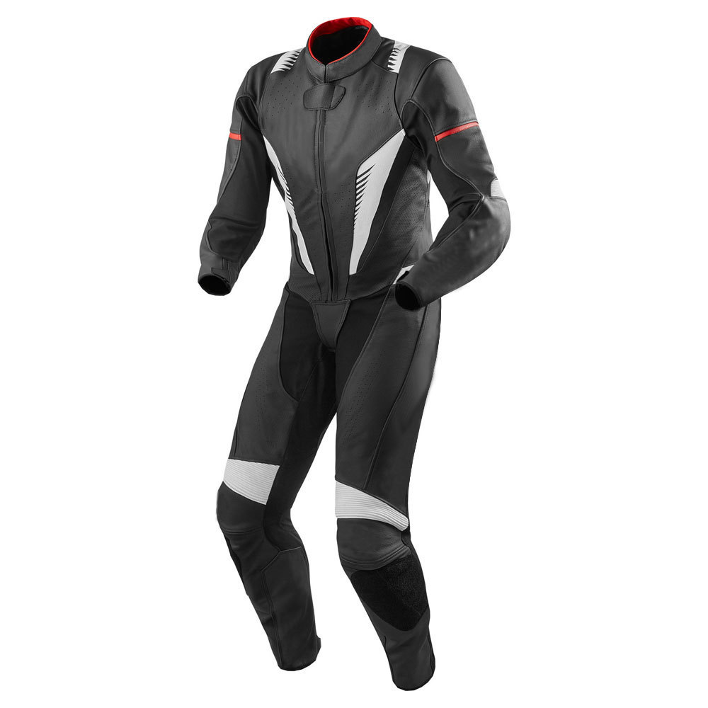 Custom Made Men Motorbike Leather Racing Suit Black Jumpsuit CE Approved PROTECTOR Leather Motorcycle Biker Suit