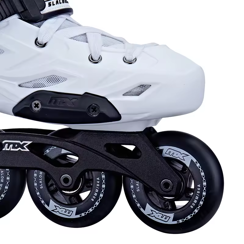 High-end Adults Slalom Inline Roller Skates Shoes PU 4 Wheel Freestyle Aggressive Inline Skate Shoes