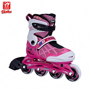 Aggressive Sliding Part Yellow Green Charms 3 In 1 Fly Boots Baby Beginner Rubber Straight Roller Skates