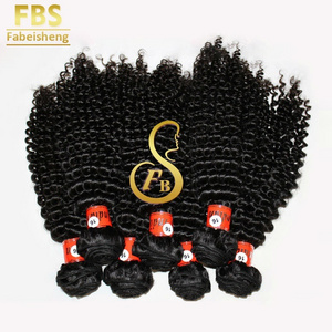 FBS Cuticle Aligned Raw Indian Hair,  Unprocessed Raw Virgin Bulk Human Hair, Perfect Locks 28in Deep Curly Bundles