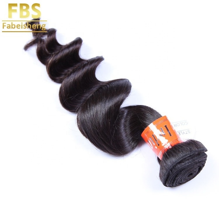 FBS Raw Indian Wavy Cuticle Aligned Hair Vendors, 100% Human Hair Extensions, Remy Human Loose Curly Bundles