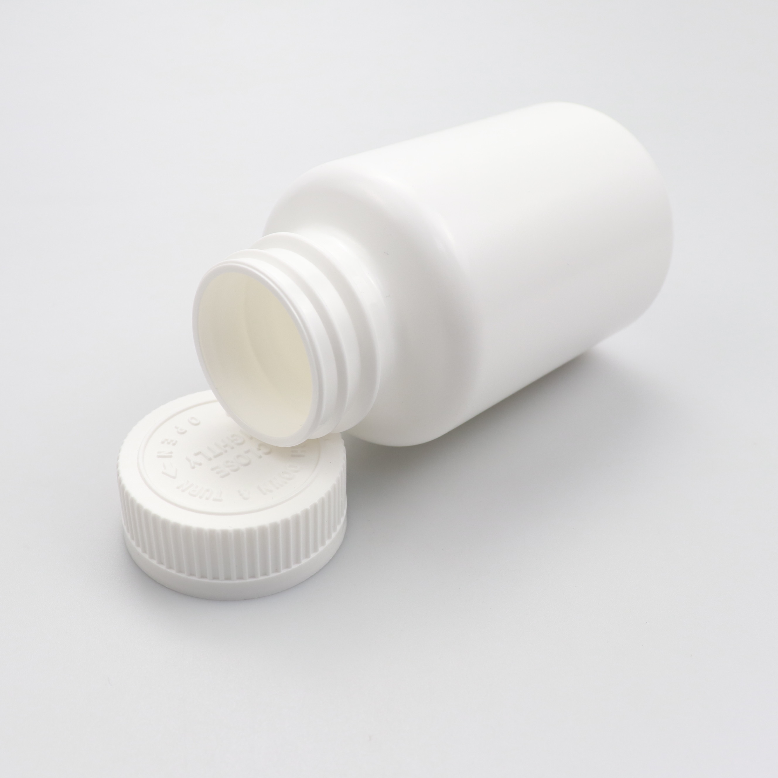 Best Selling 30ml 45ml 60ml 80ml 100ml 120ml 150ml 175ml 200ml Custom White HDPE Plastic Pill Container Blowing Plastic Bottle