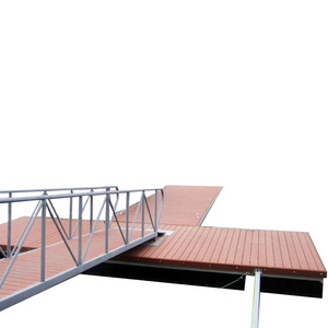 Aluminum floating boat marina for jetty dock protect good quality eps foam filled sale in china