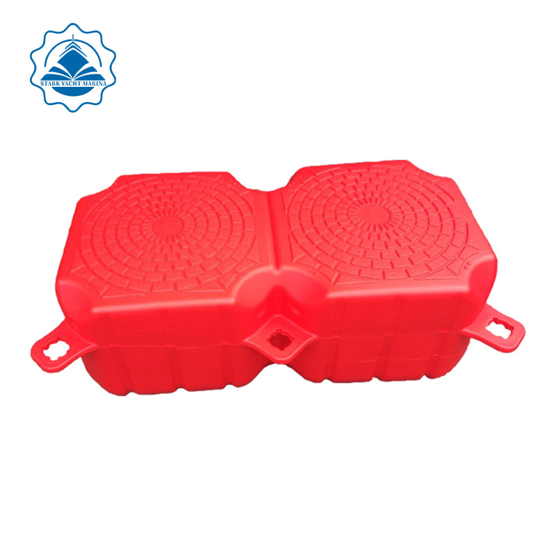 marine supplies summer fishing float HDPE Wholesale Durable double floating dock floating platforms plastic pontoon cubes