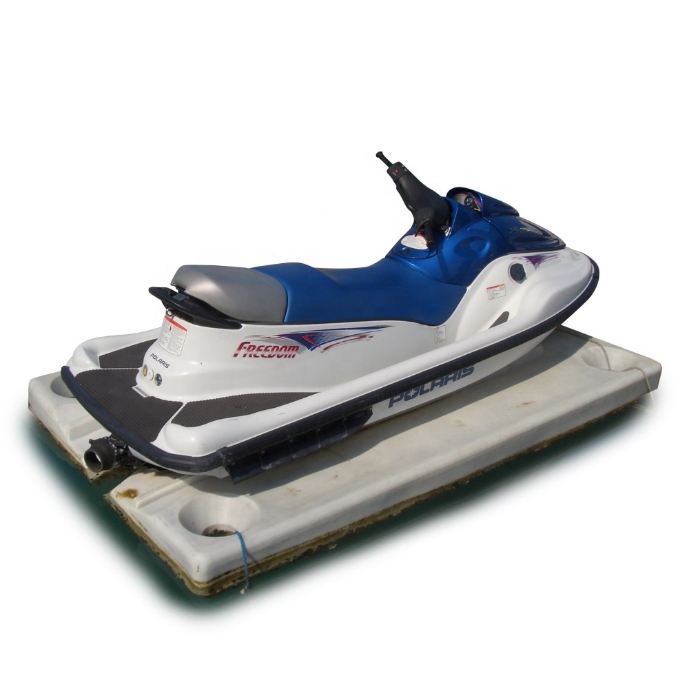 Modern light blue color  LLDPE series  sea doo  jetski Dock  floating pontoon jet ski lift