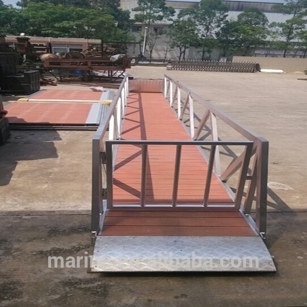 speed boat marine supplier dock Guangzhou hot  floating dock pier floats plans for sale pontoon boat