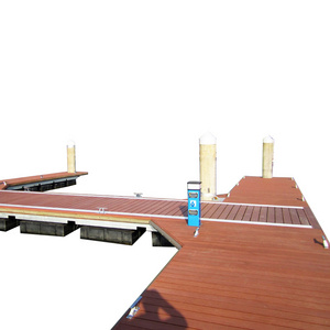 Boat  jetty Aluminum floating marina  eps foam  dock protect good quality in China