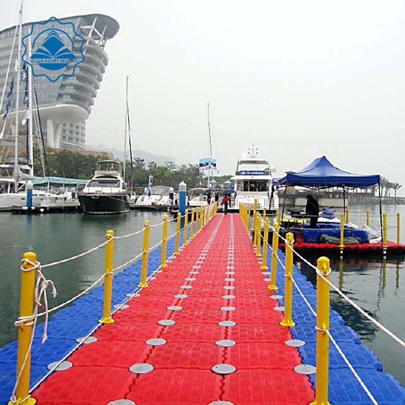 Marine Floater Plastic HDPE Fish Farm Float Cages Potoon PE floating potoon Modular Floating Dock platform