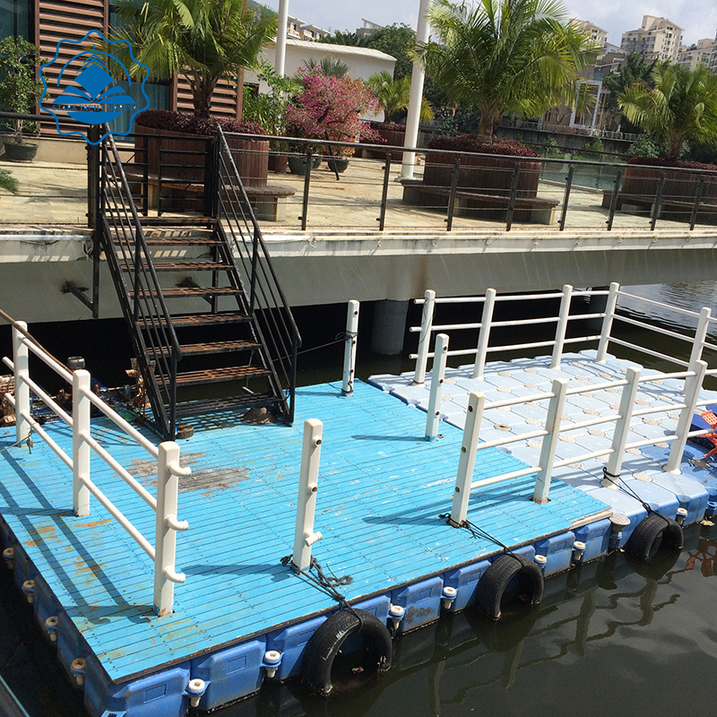 pontoons for floating house, HDPE barrel plastic floating bridge / pontoons made in stark factory buoy