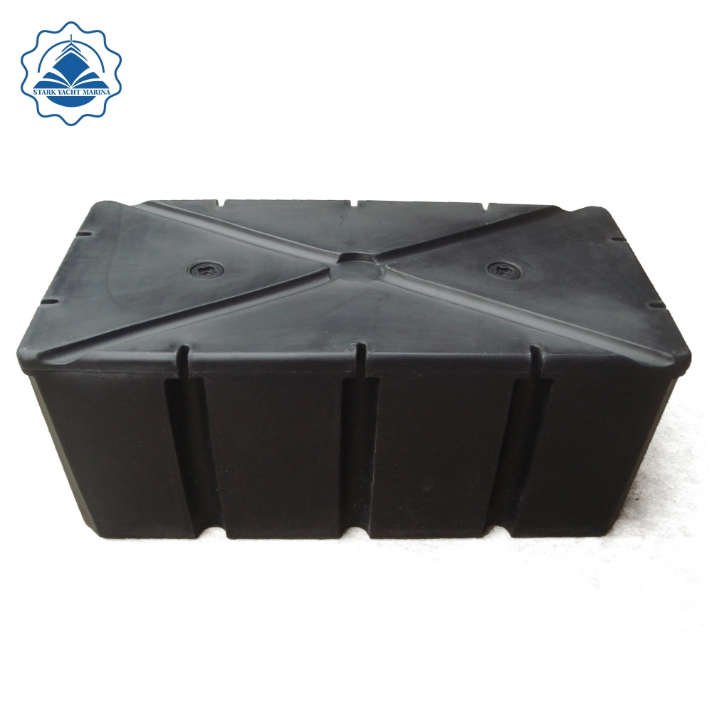 PE plastic floating pontoon dock/bridge black or blue colour fill in the foam high quality marine parts